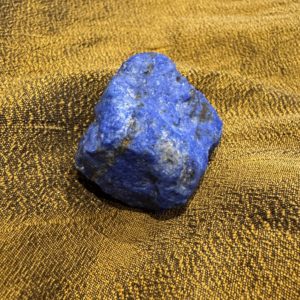 Pure Blue Lapis Lazuli 'Raw & Un Touched by Machine' (last piece)