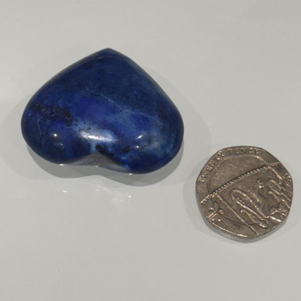 Persian Lapis Lazuli Heart – Temple Stone of Royal Truth & Divine Voice - Image 6
