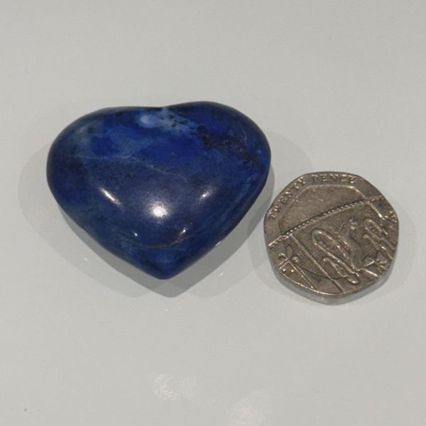 Persian Lapis Lazuli Heart – Temple Stone of Royal Truth & Divine Voice - Image 3
